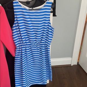 J crew stripe dress perfect condition